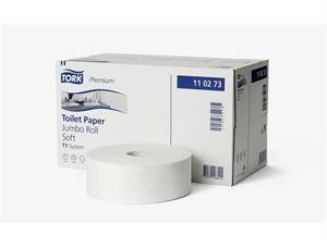 Toalettpapir TORK Premium 2L T1 360m (6) Tork jumbosystem toalettpapir 